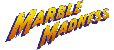 Marble Madness logo for Commodore 64